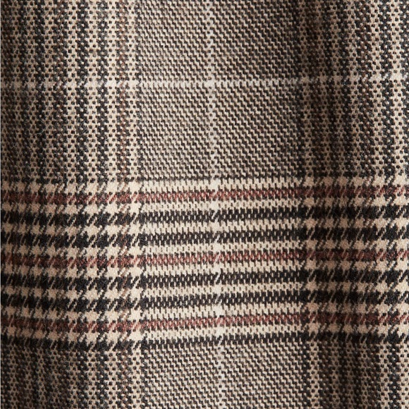 H&M Brown Plaid Mini Dress - Picture 4 of 11